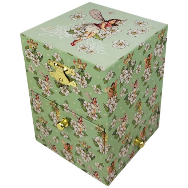 Image d'ambiance de présentation du produit Boîte à bijoux musicale phosphorescente Flower Fairies - Trousselier